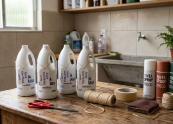Se você tem frascos de água sanitária vazios veja as 3 ideias para reutilizá-los