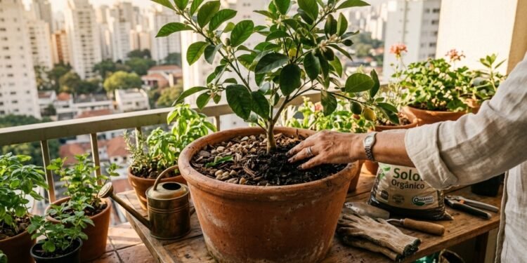 Seu apartamento pode virar um pomar com essas árvores fáceis de plantar em recipientes