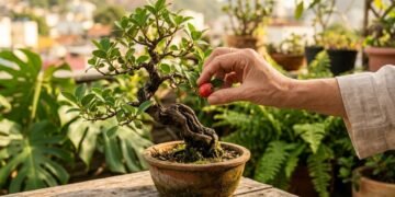 A técnica japonesa surpreendente que permite colher frutas em árvores minúsculas dentro de casa