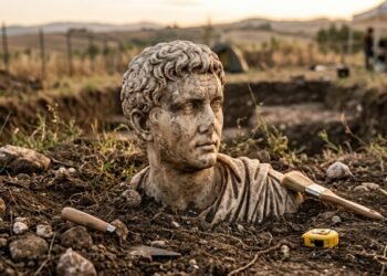 O mistério da estátua romana milenar encontrada por acaso em um jardim