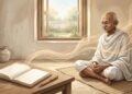 Segundo Mahatma Gandhi, pensador: "Preste atenção aos seus pensamentos, pois eles se tornam suas palavras."