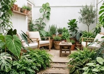 A tendência que muda completamente o conceito de paisagismo com contrastes marcantes