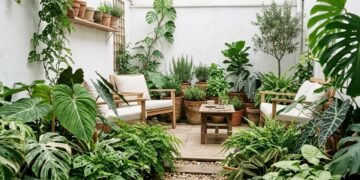 A tendência que muda completamente o conceito de paisagismo com contrastes marcantes