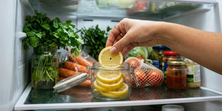 Como armazenar fatias de limão na geladeira para evitar que sequem ou escureçam