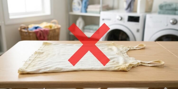 O truque simples para deixar roupas íntimas brancas de novo sem estragar o tecido delicado
