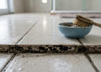 Misture estes ingredientes simples e elimine o mofo do banheiro sem usar água sanitária