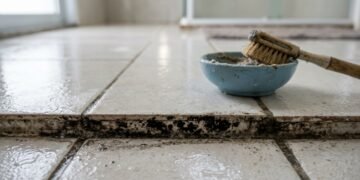 Misture estes ingredientes simples e elimine o mofo do banheiro sem usar água sanitária