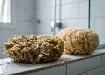 A frequência certa para trocar a esponja de banho e evitar problemas na pele