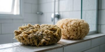 A frequência certa para trocar a esponja de banho e evitar problemas na pele