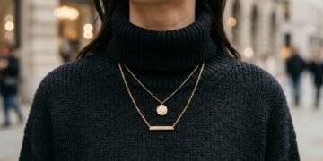 A tendência dourada que transforma casacos básicos em produções elegantes