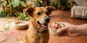 Receita de sorvete para cachorro que ajuda a refrescar e manter a saúde