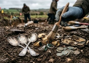 O tesouro romano achado por acaso que pode derrubar uma versão aceita há décadas sobre o fim da Britânia
