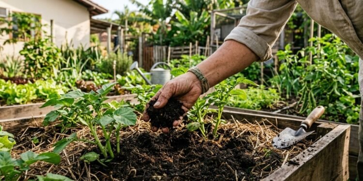 Como fazer a amontoa de batatas para aumentar a produção da sua colheita