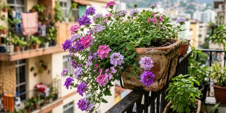A flor pendente que transforma varandas pequenas em jardins coloridos e fáceis de cuidar