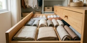 Se você não gosta de usar cabides tradicionais, este truque ajuda a organizar roupas ocupando menos espaço