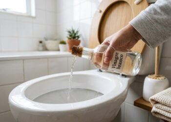 O truque do vinagre no vaso sanitário antes de dormir, veja para que serve e quando usar