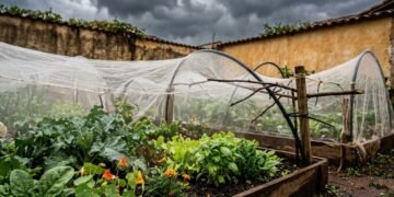 O truque simples que protege suas plantas dos danos causados pelas tempestades de granizo