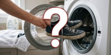 Entenda de uma vez se pode ou não colocar o tênis na máquina de lavar