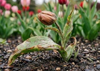 O erro que muitos jardineiros cometem e facilita uma doença perigosa nas tulipas