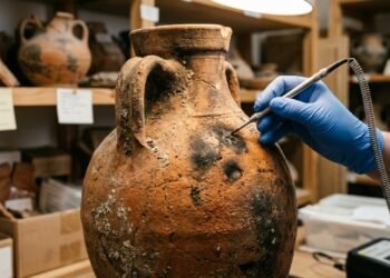 Um grupo de pesquisadores analisa ânforas em Jerusalém e descobre uma queda no campo magnético datada do século I a.C.