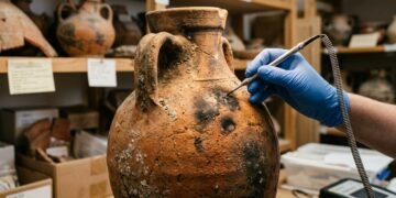 Um grupo de pesquisadores analisa ânforas em Jerusalém e descobre uma queda no campo magnético datada do século I a.C.