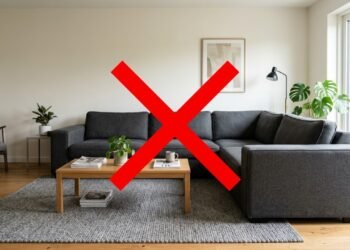 Adeus sofá de canto reto: o novo formato que virou tendência para salas pequenas e elegantes