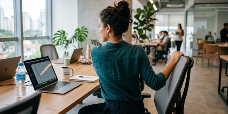 Se você trabalha sentado precisa conhecer esses alongamentos para fazer na cadeira que vão salvar sua coluna mais tarde