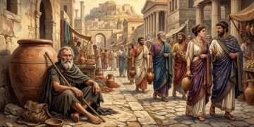 Diogenes, filósofo: "A pobreza é uma virtude que se aprende por si mesma."
