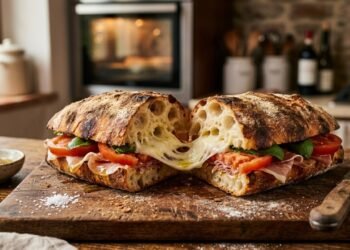 Nem pizza nem sanduíche: a receita italiana que une os dois em um único prato e surpreende pelo sabor