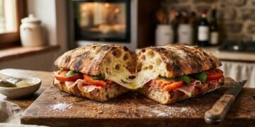 Nem pizza nem sanduíche: a receita italiana que une os dois em um único prato e surpreende pelo sabor