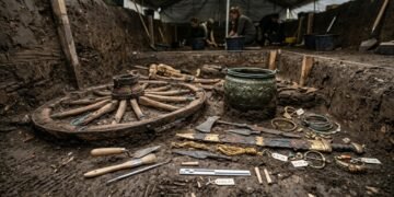 Arqueólogos encontram tumba de príncipe celta totalmente intacta após 2.500 anos