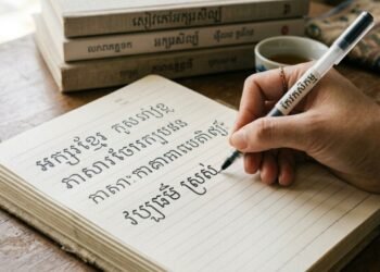74 letras diferentes, e você ainda acredita que o russo é difícil? Então conheça o alfabeto khmer