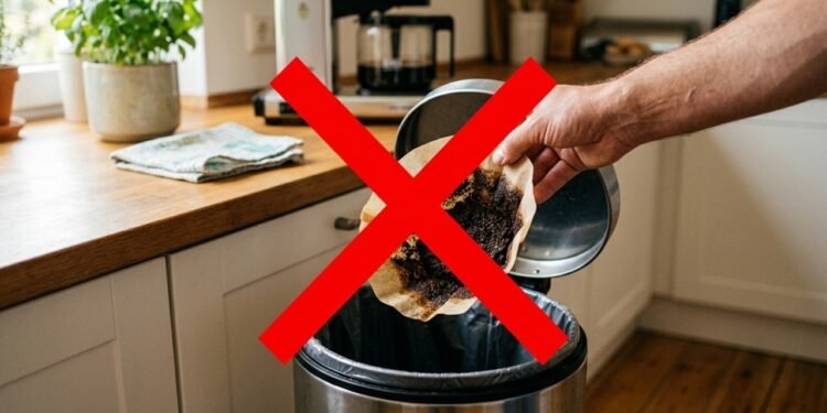 Não jogue fora a borra de café: estes truques simples ajudam no jardim e na casa