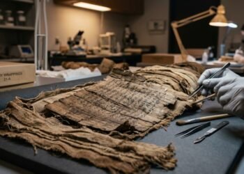 Manuscrito escondido em múmia infantil revela segredos da vida no Egito antigo