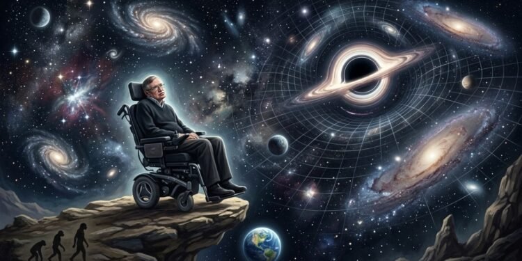 “Stephen Hawking destrói o nosso ego humano: por que ‘somos só macacos avançados’ — e, mesmo assim, mais especiais do que pensamos”