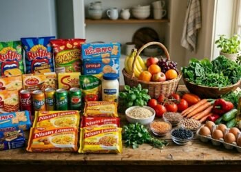 Os efeitos no corpo da troca de alimentos ultraprocessados por opções saudáveis