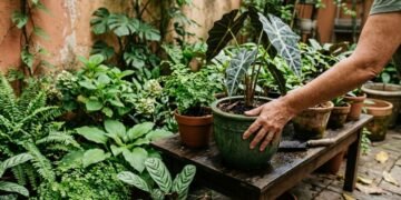 Plantas para sombra e espécies que prosperam em vasos na varanda voltada para o norte