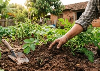 Poucos sabem, mas esse método ajuda a cultivar batatas maiores, saudáveis e sem desperdício