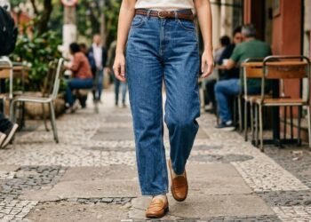 A calça que sua avó usava está dominando 2026 e combinando com todos os sapatos baixos