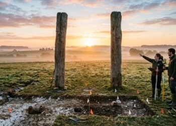 Uma linha quase invisível no solo revelou um monumento de 5 mil anos escondido perto de Stonehenge