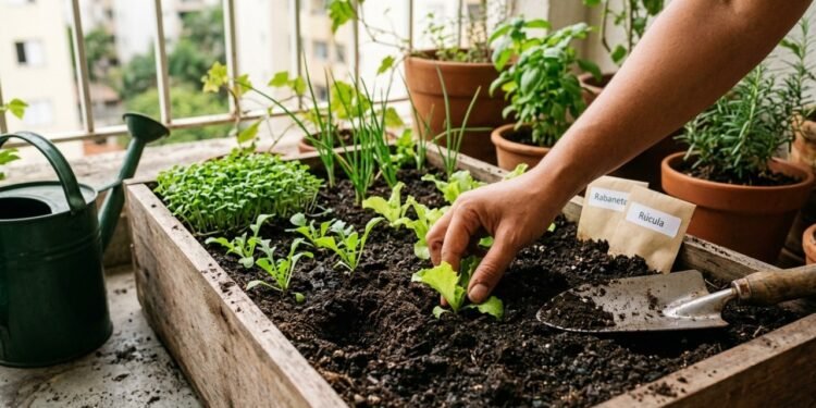As espécies vegetais mais rápidas para cultivar em casa e colher alimentos frescos quase imediatamente