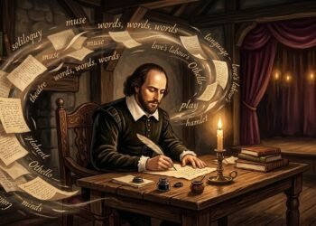 Como William Shakespeare é responsável por inventar cerca de 1.700 palavras como bedroom e addiction