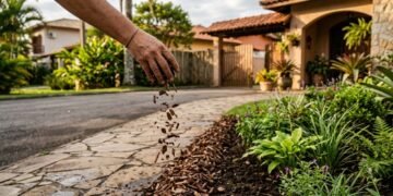Essa ideia com madeira está conquistando jardins por criar um acabamento bonito e natural