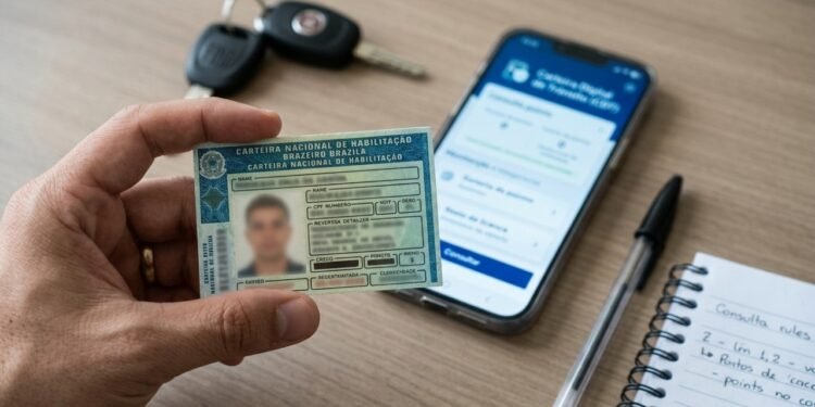 Entenda a nova regra da CNH com limites diferentes de pontos antes da suspensão