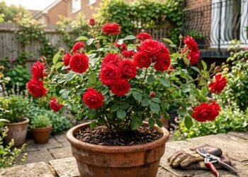O que sua roseira trepadeira precisa em junho para produzir cachos maiores de flores perfumadas