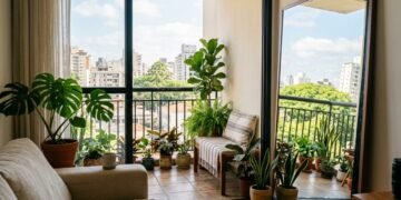 Arquitetos revelam por que colocar um espelho na varanda virou tendência nas casas modernas