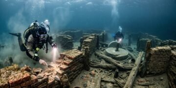 Mergulhadores encontraram uma cidade milenar submersa em um lago: um terremoto de grandes proporções pode tê-la destruído da noite para o dia