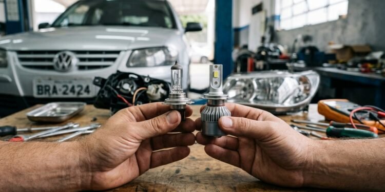 Câmara aprova avanço de projeto que permite trocar farol original