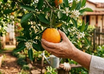 Quem cultiva laranjeira em casa nunca ignora este detalhe que faz os frutos nascerem