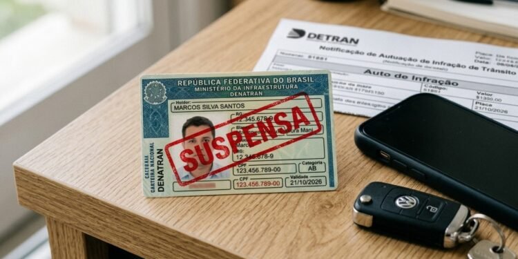 Mais de 6,5 mil motoristas perderam a carteira de motorista por cometerem o mesmo erro